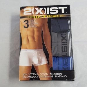 Men's 2 XIST Stretch Cotton Boxer Briefs